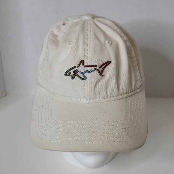 White Greg Norman Golf Hat - Picture 1 of 3